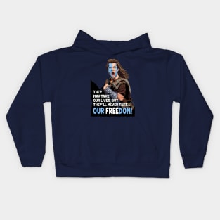 WILLIAM WALLACE Freedom Kids Hoodie